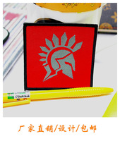 織嘜廠家供應2024年流行款衣服商標、電腦織嘜、布標、校服徽章