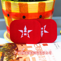 鐳射服飾裝飾織嘜加樸異形鎖邊電腦繡花章加樸鎖邊商標