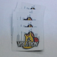 3D數碼織章2024年歐洲仿古風格的彩色防曬個性化織嘜